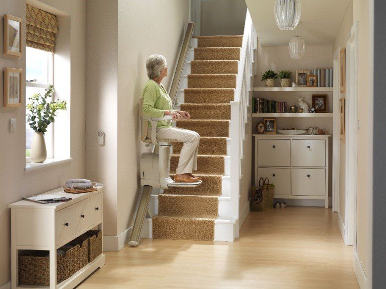 straight stair chair