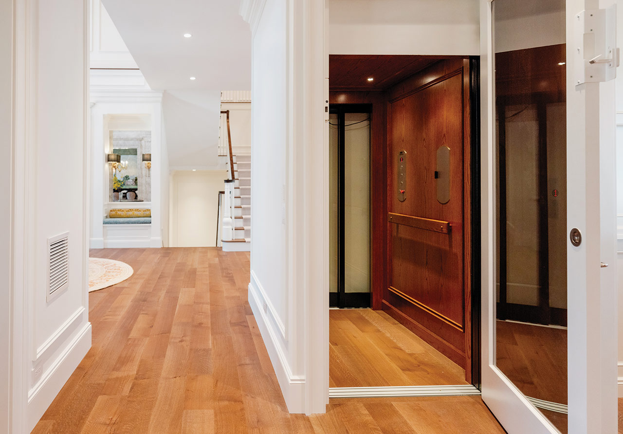 Luxury home elevator