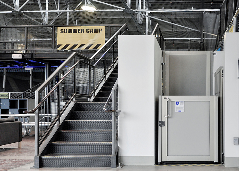Commercial wheelchair lift
