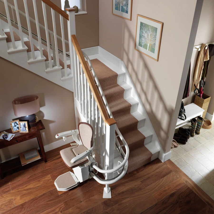 Curved stairlift